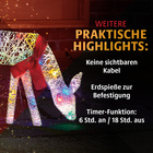 LED-Rentierfamilie 3-tlg.