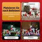 LED-Rentierfamilie 3-tlg.