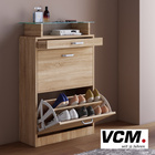 VCM Schuhschrank "Sipos M" Sonoma-Eiche