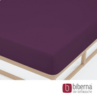 Castell Jersey-Stretch-Spannbetttuch dunkel violett, 1x 140-160 x 200 cm