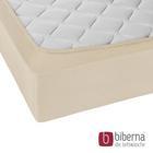 biberna Castell Jersey-Stretch-Spannbetttuch kitt, 1x 140x200 cm - 160x200 cm