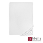 biberna Feinjersey-Spannbetttuch weiss, 1x 140x200 cm - 160x200 cm