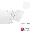 biberna Feinjersey-Nackenrollenbezug Doppelpack weiss, 2x 15x40 cm