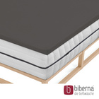 biberna Jersey-Elastic-Topper-Spannbetttuch dunkelgrau, 1x 90x190 cm - 100x220 cm