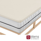 biberna Jersey-Elastic-Topper-Spannbetttuch grau, 1x 180x200 cm - 200x220 cm