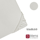 biberna Feinjersey-Spannbetttuch grau, 1x 90x190 cm - 100x200 cm