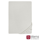 biberna Feinjersey-Spannbetttuch grau, 1x 60x120 cm - 70x140 cm