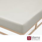 biberna Feinjersey-Spannbetttuch grau, 1x 60x120 cm - 70x140 cm