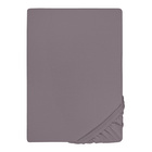 biberna Jersey-Elastic-Topper-Spannbetttuch silber/grau, 1x 140x200 cm - 160x220 cm