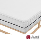 biberna Jersey-Elastic-Topper-Spannbetttuch weiss, 1x 90x190 cm - 100x220 cm