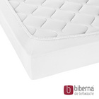 biberna Jersey-Elastic-Topper-Spannbetttuch weiss, 1x 180x200 cm - 200x220 cm