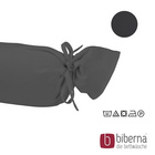 biberna Feinjersey-Nackenrollenbezug Doppelpack titanium, 2x 15x40 cm