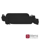 biberna Feinjersey-Nackenrollenbezug Doppelpack schwarz, 2x 15x40 cm