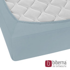 biberna Feinjersey-Spannbetttuch taubenblau, 1x 90x190 cm - 100x200 cm