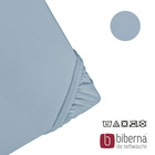 biberna Feinjersey-Spannbetttuch taubenblau, 1x 140x200 cm - 160x200 cm