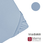 biberna Feinjersey-Spannbetttuch eisblau, 1x 90x190 cm - 100x200 cm