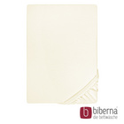 biberna Jersey-Elastic-Spannbetttuch perlmutt, 1x 90x190 cm - 100x220 cm