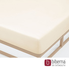 biberna Jersey-Elastic-Spannbetttuch natur, 1x 180x200 cm - 200x220 cm