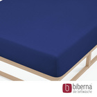 biberna Feinjersey-Spannbetttuch saphir, 1x 180x200 cm - 200x200 cm