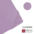 biberna Feinjersey-Spannbetttuch viola, 1x 180x200 cm - 200x200 cm