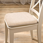 Sitzkissen mit rutschfester Unterseite weiß 2er-Set Eldo