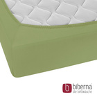 biberna Feinjersey-Spannbetttuch fichte, 1x 180x200 cm - 200x200 cm