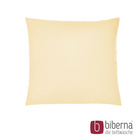 biberna Feinjersey-Kopfkissenbezug Doppelpack gelb, 2x 40x40 cm