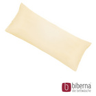 biberna Feinjersey-Kopfkissenbezug Doppelpack gelb, 2x 40x80 cm