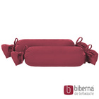 biberna Feinjersey-Nackenrollenbezug Doppelpack rost, 2x 15x40 cm