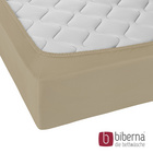 biberna Jersey-Elastic-Spannbetttuch taupe, 1x 120x200 cm - 130x220 cm