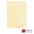 biberna Jersey-Elastic-Spannbetttuch gelb, 1x 120x200 cm - 130x220 cm