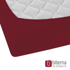 biberna Feinjersey-Spannbetttuch burgund, 1x 140x200 cm - 160x200 cm