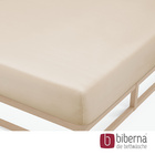 biberna Feinjersey-Spannbetttuch kitt, 1x 90x190 cm - 100x200 cm