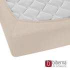 biberna Feinjersey-Spannbetttuch kitt, 1x 180x200 cm - 200x200 cm