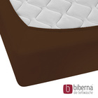 biberna Feinjersey-Spannbetttuch topas / mocca, 1x 140x200 cm - 160x200 cm