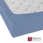 biberna Jersey-Elastic-Spannbetttuch blau, 1x 120x200 cm - 130x220 cm