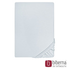 biberna Jersey-Elastic-Spannbetttuch ciel, 1x 180x200 cm - 200x220 cm