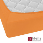 biberna Feinjersey-Spannbetttuch nektarine, 1x 90x190 cm - 100x200 cm