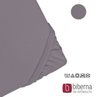 biberna Jersey-Elastic-Spannbetttuch silber/grau, 1x 180x200 cm - 200x220 cm