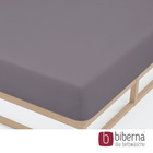 biberna Jersey-Elastic-Spannbetttuch silber/grau, 1x 90x190 cm - 100x220 cm