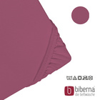 biberna Jersey-Elastic-Spannbetttuch brombeer, 1x 180x200 cm - 200x220 cm