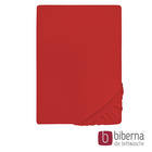 biberna Jersey-Elastic-Spannbetttuch rot, 1x 180x200 cm - 200x220 cm