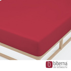 biberna Jersey-Elastic-Spannbetttuch rubin, 1x 180x200 cm - 200x220 cm