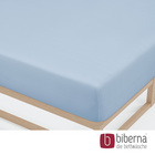 biberna Jersey-Elastic-Spannbetttuch eisblau, 1x 180x200 cm - 200x220 cm