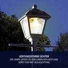 Solarleuchte Straßenlaterne im Retro-Stil Gainsborough