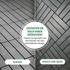 Klick-Gartenfliesen grau 8er-Set Gainsborough