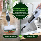 Rotierender Dampfreiniger 2-in-1 mit 10-tlg. Zubehör Bergström