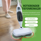 Rotierender Dampfreiniger 2-in-1 mit 10-tlg. Zubehör Bergström