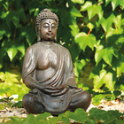 Dekofigur Buddha sitzend 24x23x38cm