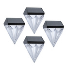 Solar-Zaunleuchten "Diamant" 4er-Set Gainsborough